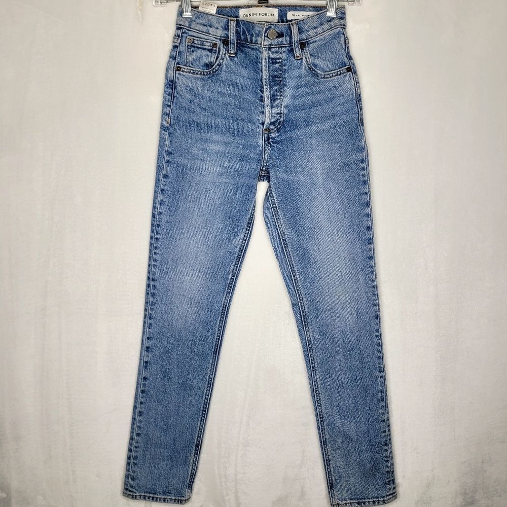 Denim Forum The Yoko High Rise Slim Jeans Size 23